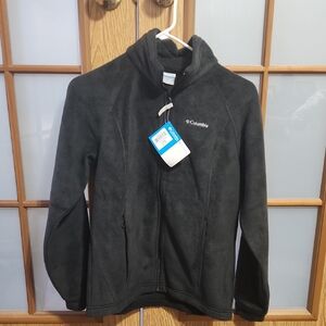 Columbia Youth Dark Grey Fleece Jacket